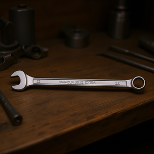 Wrench 285 L Vanadium Steel Extra Long <b>Open</b> <b>End</b> <b>Spanner</b> 22 Mm - Product Image 3