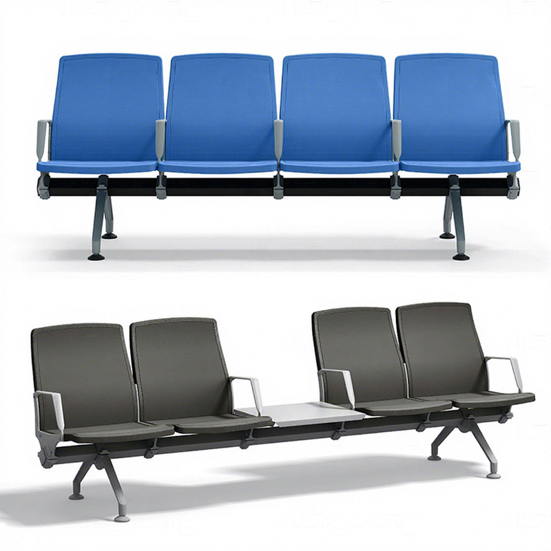 Public Airport Waiting Metal Chair Modern