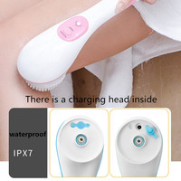 Brosse de douche électrique entièrement automatique et dispositif de frottement arrière