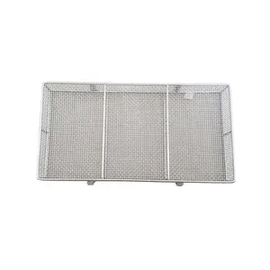 Small Parts Basket Customized Size Stainless Steel Wire Mesh Storage Basket