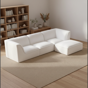 Divano a L con 6, 7, 8 Posti, Imbottitura in Memory Foam Sottovuoto, Fornitura Diretta dalla Fabbrica - Product Image 1