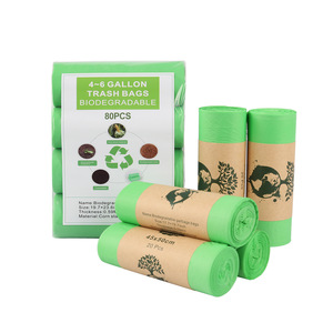 Sac poubelle portable biodégradable en PET, épaissi, grande taille, pour nettoyage et collecte des déjections, en plastique - Product Image 1