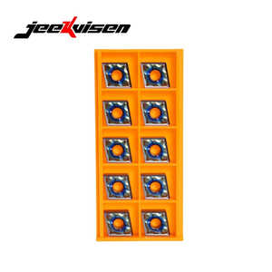 Jeekvisen CNMG120408TF Insertos de torneado de carburo de tungsteno universal CNC Inserto de corte de alto HRC en forma de triángulo Número de modelo CNMG - Product Image 2