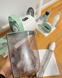 11000Pa 진공 애완 동물 미용 키트 2.5L 대형 고양이 클리퍼 청소 브러시 개 흘리기 그루밍 도구 개 그루밍 진공 - Product Image 3
