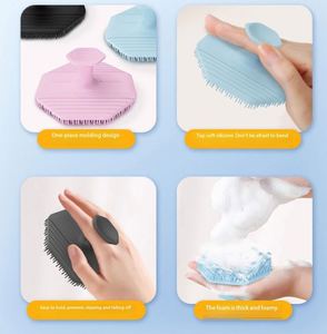 Brosse nettoyante faciale en silicone souple, brosse exfoliante pour la peau, démaquillant, nettoyage des points noirs, exfoliant manuel pour le visage, portable UV - Product Image 4