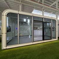 Maison préfabriquée en conteneur, bureau en capsule Apple, mini-maison, bureau en cabane Apple