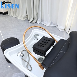KISEN Équipement de salon de coiffure : Bac de lavage de cheveux, Lit de shampoing pour thérapie capillaire, massage thaïlandais et spa japonais pour la tête - Product Image 6