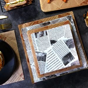 High Quality Sandwich Burger <b>Wax</b> <b>Wrap</b> Paper Custom Logo Greaseproof Hamburger Food Grade Packaging Paper - Product Image 1