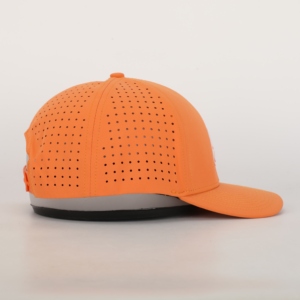 Gorra de béisbol de poliéster de 6 paneles cortada con láser con logotipo bordado personalizado gorra perforada de estilo formal deportivo con logotipo en relieve - Product Image 4