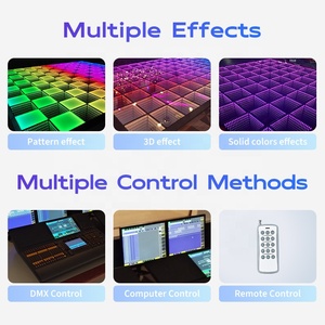 Nhà Máy giá bán buôn không dây LED Infinity Dance Floor 3D Magnetic LED PISO Para Pista de Baile cho tiệc cưới IP65 - Product Image 3