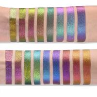 Palette de fards à paupières dégradés MLM OEM, sélection de couleurs abondante, soyeux, facile à estomper, brillant, glamour, cosmétique quotidien, pigment caméléon