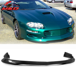 Compatible con Chevy Camaro 1998-2002, Labio de Parachoques Delantero Estilo EVO, Negro Sin Pintar - Product Image 1