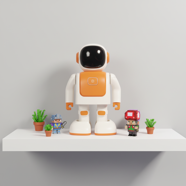 Dance AI Robot Speaker with for 4.2 and APP Support Music Sync Moving with RGB Light for Novelty Electronic Gadget