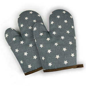 Guantes de Cocina Resistentes al Calor de Algodón y Lino para un Uso Diario Seguro en el Horno, <span class=keywords><strong>Microondas</strong></span> y Manipulación de Alimentos a Altas Temperaturas - Product Image 6