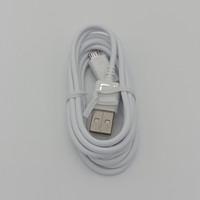 Venta caliente USB V8 Micro Cable de cargador de datos Teléfonos móviles Cable Usb para Samsung Android PE Bolsa Macho Negro Blanco Trenza