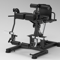 Machine à hyperextension inversée pour les jambes, machine de flexion pour les fessiers et les ischio-jambiers, chaise romaine réglable