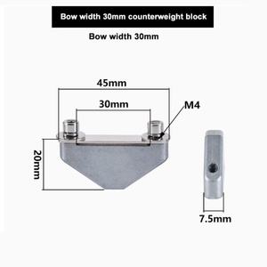 Soporte de polea tensora de arco torsional con polea de cerámica completa 35*10 para 630 #   Máquina para Hacer Moños, Ancho del Lazo 30 mm - Product Image 6