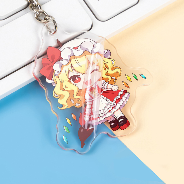 Custom Design Hot Selling Anime Keychains Wholesale Acrylic Charm Keychains for Film Promotion Promotional Gifts