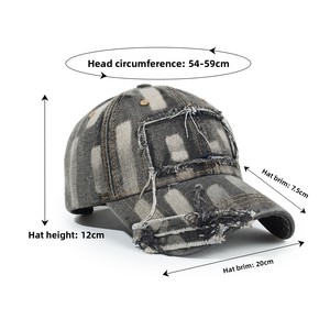 Gorra de Béisbol de Mezclilla Vintage 2026 con Agujeros de PVC, Unisex, Ajustable, Protección Solar, para Exteriores, Estilo Joker - Product Image 3
