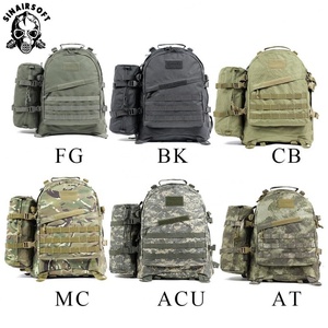 กระเป๋าเป้สะพายหลังแบบยุทธวิธีกันน้ำ 55 ลิตร ทำจากไนลอน 1000D ลายพราง สำหรับตั้งแคมป์และล่าสัตว์ ใช้งานได้ 3 วัน พร้อมโครงภายใน - Product Image 6