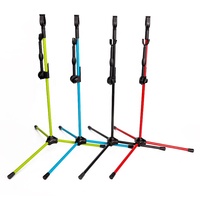 Support de tir à l'arc pliable CUPID pour arc recurve de chasse et de compétition, couleur noire, en fibre de verre
