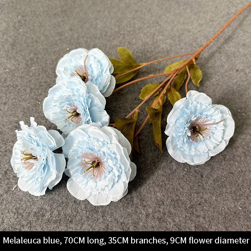 30 cm Artificial Flower Square Base for Office Reception UV Resistant ...