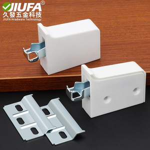 Jiufa Cabinet Hanging <b>Brackets</b> Plastic Concealed With Cover For Cupboard Easy Installation - Product Image 1