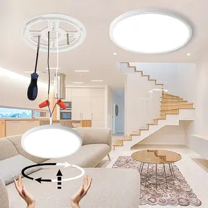 10 \ "12 \" 18W 24W Design moderno sottile pannello a soffitto a LED luce omologata per illuminazione residenziale 3CCT IP44 USA Canada