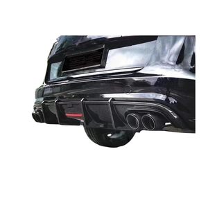 Miglior Vendita: Diffusore Posteriore in Fibra di Carbonio con Luce per <span class=keywords><strong>Audi</strong></span> A6 <span class=keywords><strong>S</strong></span> <span class=keywords><strong>Line</strong></span> Sedan S6 C7.5 2016 2017 <span class=keywords><strong>2018</strong></span> - Product Image 6