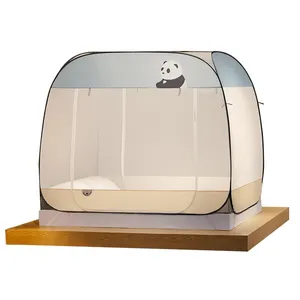 熊猫熊免费安装大型弹出床帐篷儿童游戏室婴儿床蚊帐
