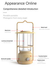 Outdoor <b>Bluetooth</b> <b>Speaker</b> Waterproof Camping Light <b>Speaker</b> Night Light That can be Used for The Decoration of patios, <b>Gardens</b> - Product Image 6