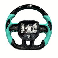 Volant en fibre de carbone RGB SRT pour Dodge Challenger Charger RT Durango SRT Scat Pack 392 Super Bee Jeep Trackhawk