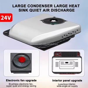Climatiseur de stationnement 12V/24V 2300W avec compresseur scroll de refroidissement – Climatiseurs électriques Ooftop pour voitures, camping-cars, camions, fourgonnettes et caravanes - Product Image 1