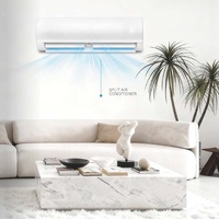 Climatiseur solaire split 48V DC AC, R410A, pompe, batterie, onduleur, télécommande, compresseur, moteur à faible bruit