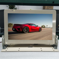 OSK QZ-1561 Pantalla Plegable de Techo de 15.6 Pulgadas LCD Digital Abatible para Coche Monitor para Autobús con Entradas Dobles
