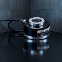 GLT8030B Codificador Rotatorio Incremental Magnetoeléctrico de Eje Hueco de 80mm, con Orificio de 20-30mm, Salida Lateral para Aviación, 4096PPR, DC5V, Tipo Línea