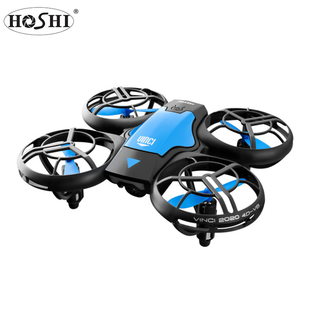 XUEREN MINI V8 Protective Mini Drone 4K 1080P HD Camera WiFi Fpv safe design drone Quadcopter RC Drone Toy Geasture Control