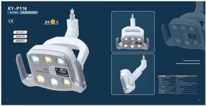 Lampe dentaire Vigor P116 murale flexible à 6 ampoules LED, alimentée par l'électricité, certifiée CE, pour fauteuil dentaire - Product Image 6