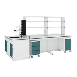 Tavolo da lavoro laboratorio di chimica con armadio, - Product Image 4