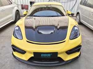 Capot de moteur de capot avant en Fiber de carbone sec de style <span class=keywords><strong>GT4</strong></span> de haute qualité pour Porsche 718 <span class=keywords><strong>cayman</strong></span> /Boxster capot de moteur de remplacement - Product Image 6