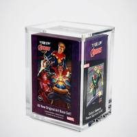 Étui de présentation en acrylique pour Blaster Booster Box Pack Thimble Donut Portable