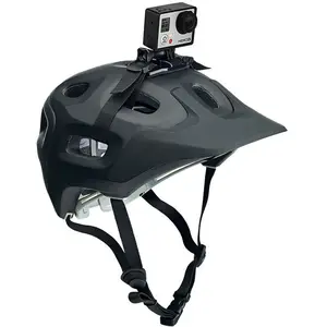 YEAHアップグレードバックル調節可能な自転車バイクGoPro Hero用固定ヘルメットストラップ1211 10 9 DJI Osmo Insta360 OneRスポーツカメラ