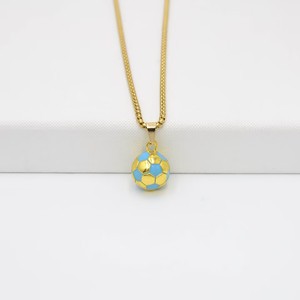 Collar con Colgante de Balón de Fútbol de Acero Inoxidable Chapado en Oro de 18k, Copa Mundial de Fútbol 2026, Regalo para Hombres y Mujeres - Product Image 5