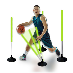Bastoni da Allenamento 'Non Accadrà Mai' per Basket, Attrezzatura per Allenamento di Agilità nel Calcio, Pali in Plastica per Allenamento Sportivo - Product Image 1