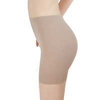 Shorts Moldeadores de Cintura Alta para Mujer, Finos, de Poliamida y Elastano, Sin Costuras, Levanta Glúteos, Tallas Grandes, Transpirables, para Ejercicio y Oficina