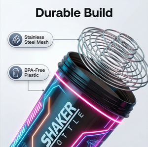 ขวดโปรตีน PP ขนาด 600 มล. พร้อมที่กรองสำหรับดื่มโดยตรง ปลอดภัยสำหรับเครื่องล้างจาน เหมาะสำหรับใช้ในยิมและกิจกรรมกลางแจ้ง (สำหรับทุกเพศ) - Product Image 3