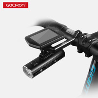 Support de compteur de vélo Gaciron H10C en alliage d'aluminium et plastique technique pour caméra GoPro, chronomètre et éclairage de vélo