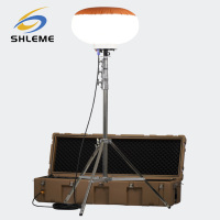 Tragbarer Mobiler Aufladbarer LED-Ballon-Arbeitslichtmast mit Batteriebetrieb