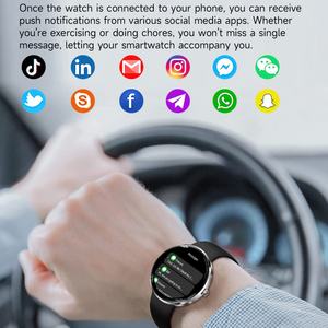 Jam Tangan Pintar T93 untuk Kesehatan, Kebugaran, Olahraga, Pengukur Oksigen Darah, Latihan Pernapasan, Tahan Air, Jam Tangan Pintar Fashion - Product Image 4