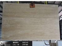Travertin gris argenté naturel, travertin populaire pour la décoration intérieure, comptoir